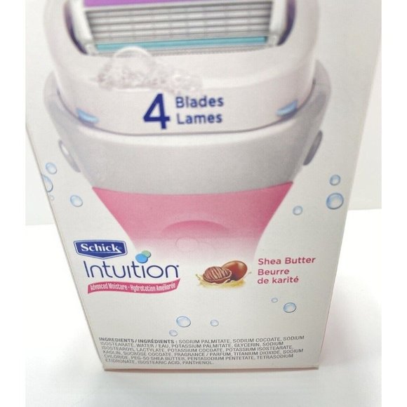 Schick Intuition 4 Blade Advanced Moisturizing Women’s Razor with Shea Butter - Picture 8 of 10